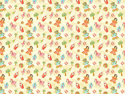 Beach Bum Cookie Pattern