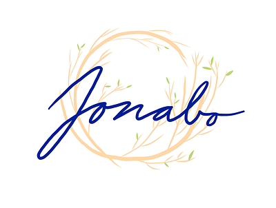 JONABO__logo for yoga studio design drawing dribbble illustration leaves logo plants tablet vector yoga