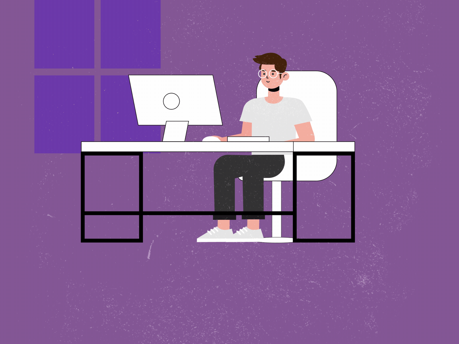 Hello Dribbble ! animation illustration