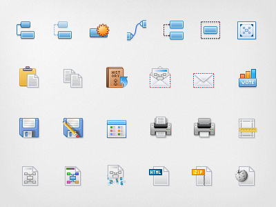 Icons for MindMapping desktop app