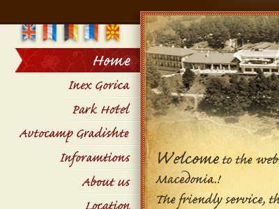 Hotel / Menu hotel macedonia menu