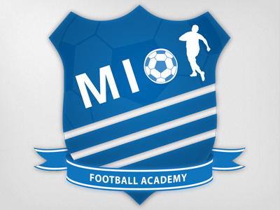 Football academy emblem academy emblem football