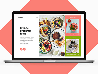 breakfest landing page | daily UI 003 003 daily ui landing page uiux web design