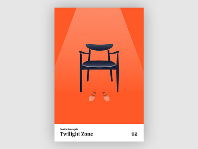 One for the angels | Twilight Zone 002 illustration personal project poster twilight zone