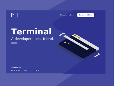 Terminal 2018 developer flat isometric terminal trends