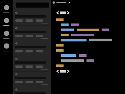 Code Snippet Wireframe code text editor wireframe