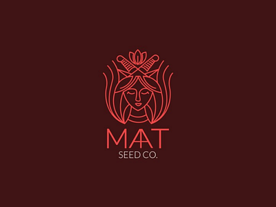 Maat Seed Co. creative feather of maat goddess health line art modern