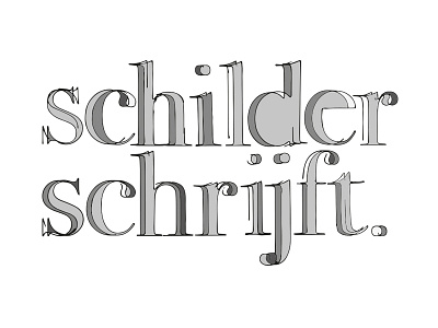 Schilder Schrijft Corporate Identity business card corporate identity logo web design