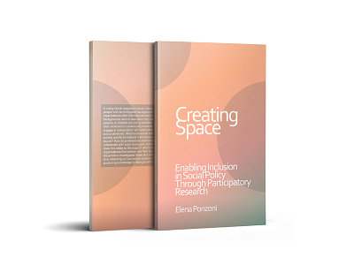 Creating Space Book Cover book book cover design space type typography