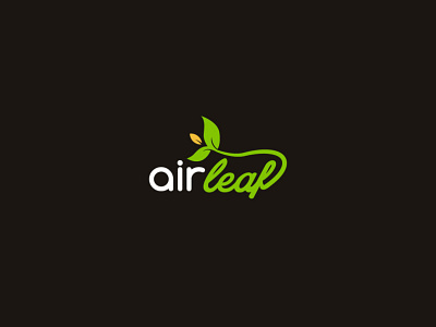 Logo Design for AirLeaf | Varient 2 creative design creative leaf logo leaf logo minimal leaf logo