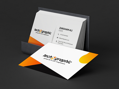 Business Cards Design for techNgraphic pvt ltd