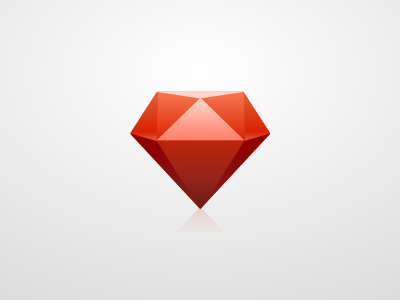 Ruby gem .sketch gem icon red ruby vector