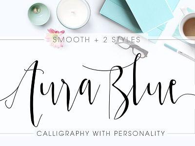 Aura Blue Font Family