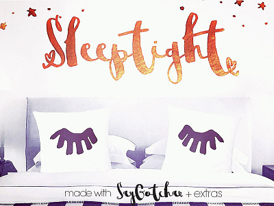 SayGotcha Brush Font +Extras brush brush clipart brush font brush lettering clipart cover design quote typography watercolor watercolor font