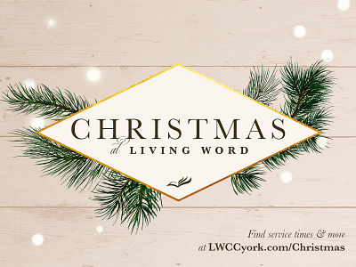Christmas at Living Word christmas holiday graphics sermon series