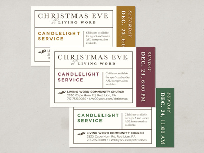 Christmas Event Tickets christmas print design sermon series tickets