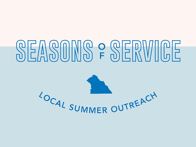 Seasons Of Service clean county font insignia logo minimal modern open serving type york pa