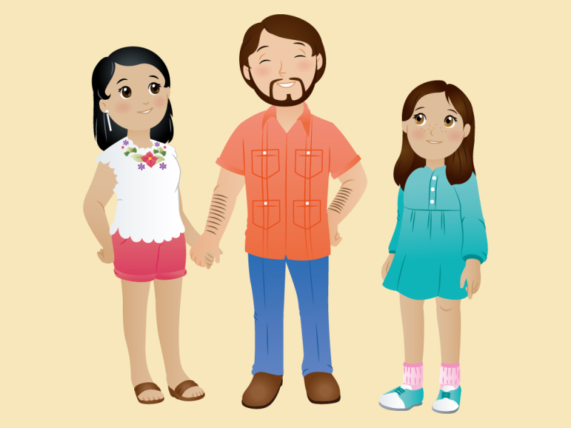 mexican family cartoon