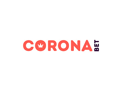 coronabet bet betting crown design graphic graphicdesign graphics logo logodesign logogram logotype text
