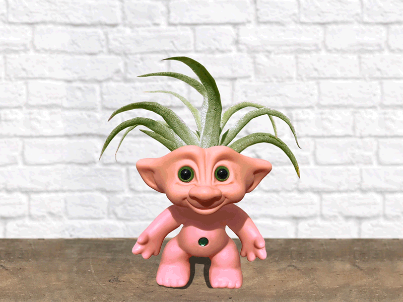 Jumping Troll aftereffects airplant animation doll gif jumping livingart puppet troll