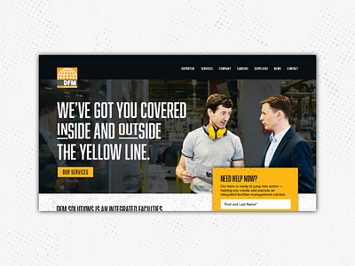 DFM Solutions Website branding design ui ux web design website