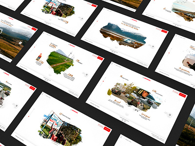 Campanha Viagem Pra Lá Do Fim do Mundo Honda - Landing Pages abstract adveristing branding car design flat landing landing design landingpage minimal ui ux web