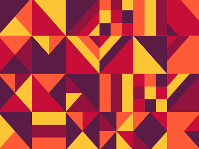 abstract geometry pattern design flat vector