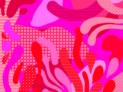 abstract pattern design flat illustration illustrator pink vector