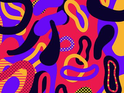 Vibrant abstract abstract design flat illustration illustrator pattern vector