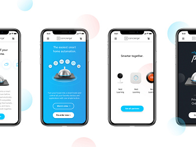 Concierge - Mobile design