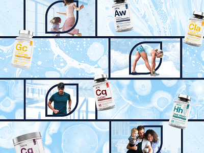 Essential Elements Rebranding art direction brand branding color design logo style ui vitamins website