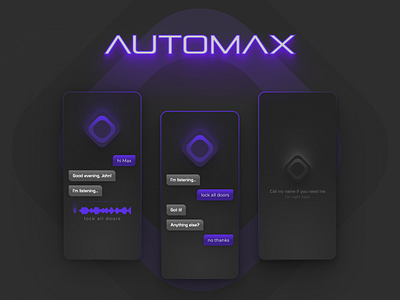 Automax Redesign app artificial intelligence automation design ux