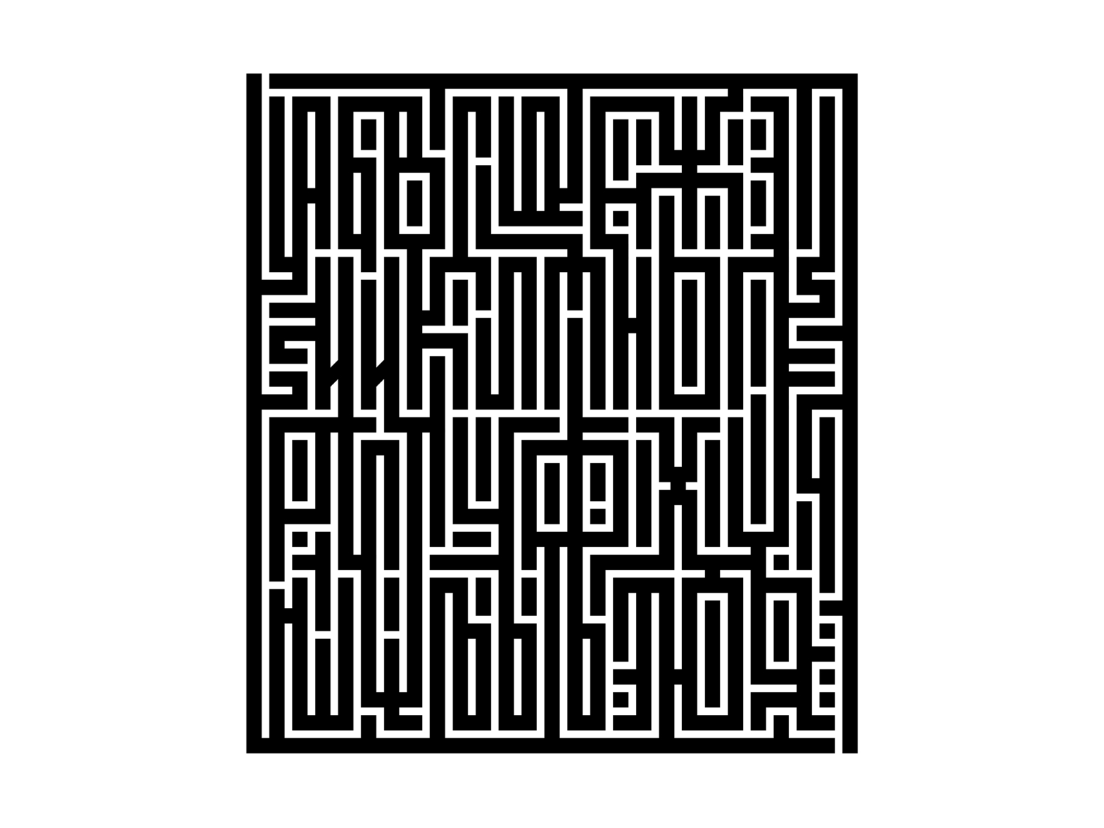 LABYRINTH FONT by Neura Likh on Dribbble