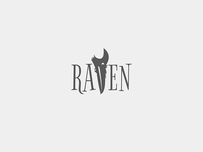 RAVEN branding design graphic design icon icon a day icon artwork illustration logo raven tim burton vector