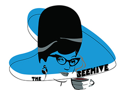 The Beehive Logo logo modern retro simple