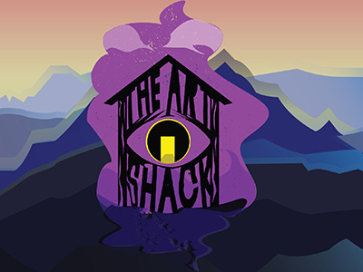 Art Shack Logo artsy logo vector