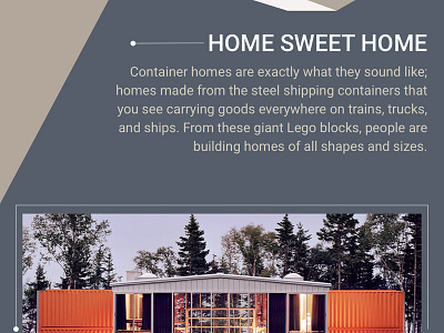 Brochure Container House 2 banner design brochure design brochure template container containers mail chimp