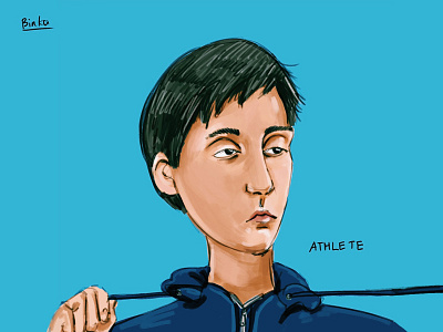 Athlete athlete breakfast club digital art draw drawing fanart illustration