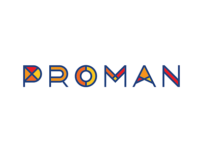 Proman logo lane man shape