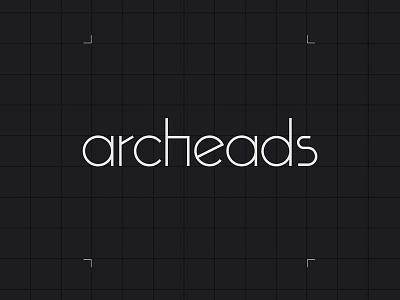Archeads logo ai archeads architecture branding logo ui