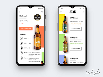 Beer android beer branding design drink flat ios iran istak kurdistan minimal sanandaj ui ui design