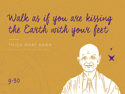 Thich Nhat Hanh - 30 Days / 30 Spiritual Teachers 🔮✨
