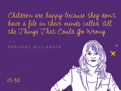 Marianne Willamson - 30 Days / 30 Spiritual Teachers 🔮✨