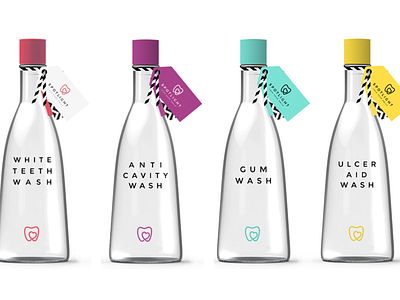 Spotlight Mouthwash branding packaging