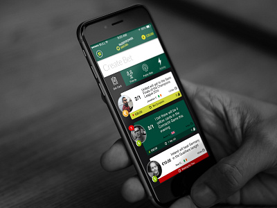 Paddy Power Social Betting Concept app design ui ux