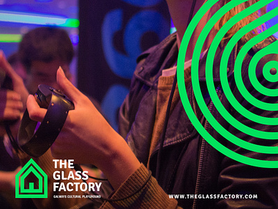 The Glass Factory branding