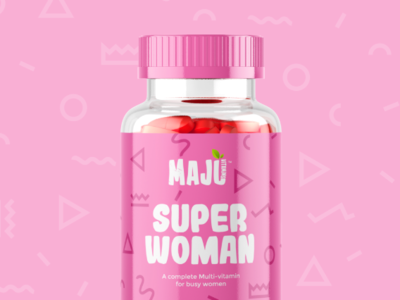 MAJU Vitamins branding logo packaging product