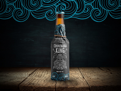Connemara King - Pale Ale - Bottle Design Mockup