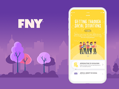 FNY Course page header