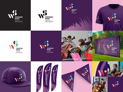 Symphonic Waves Branding branding logo youth orchestra